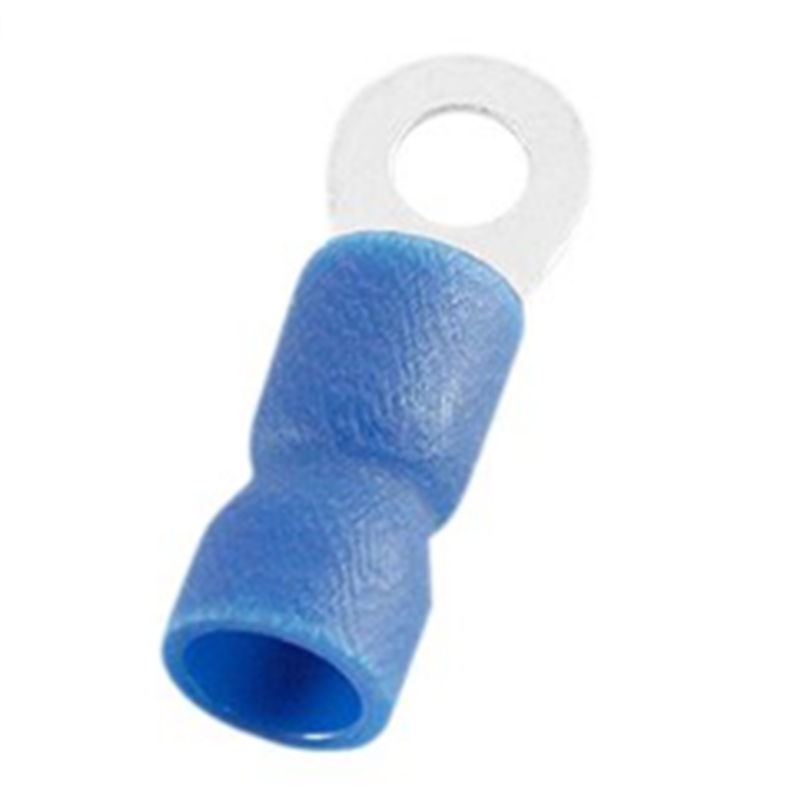 Zaciski pierścieniowe Niebieskie 4.3mm #8 2.5mm2 - 10 szt.