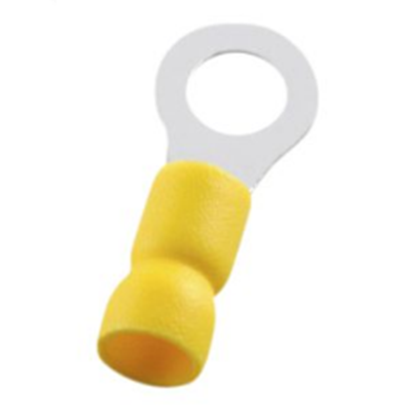 Zaciski pierścieniowe Żółte 4.3mm 6mm2 - 10 szt.