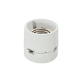 Trzonek E27 50mm ceramiczny biały
