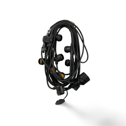 Wysokiej jakości girlanda żarówkowa do użytku na zewnątrz