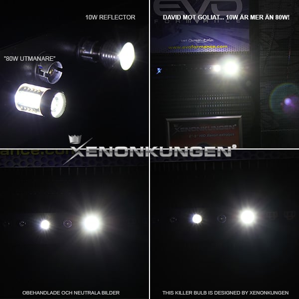 BA15S | Podświetlenie LED 1156 o mocy 10W