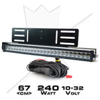 Pakiet rampy led LUXTAR® X24 Spot - wpuszczany | 240 W