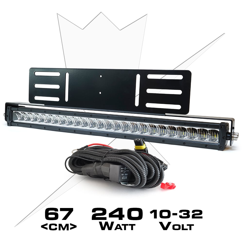 Pakiet rampy led LUXTAR® X24 Spot - wpuszczany | 240 W