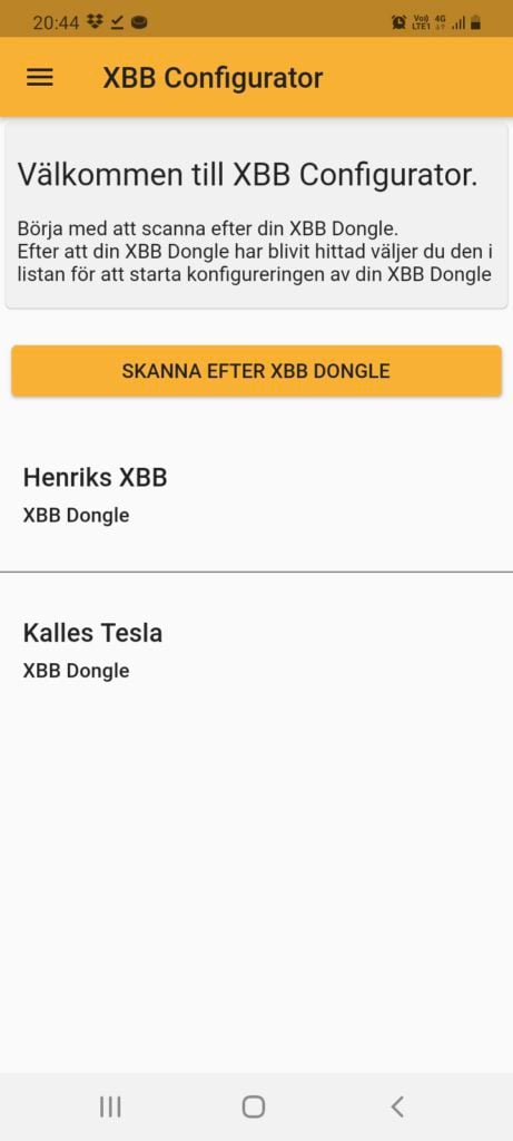 Inteligentny przycisk XBB