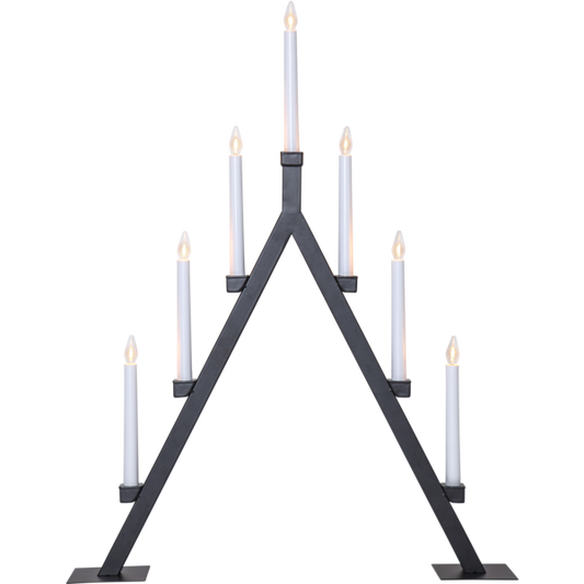 Ljusstake Oliver Svart