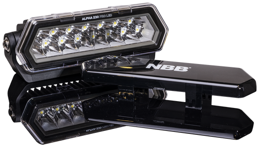 NBB Alpha 230 Pro LED extraljusramp