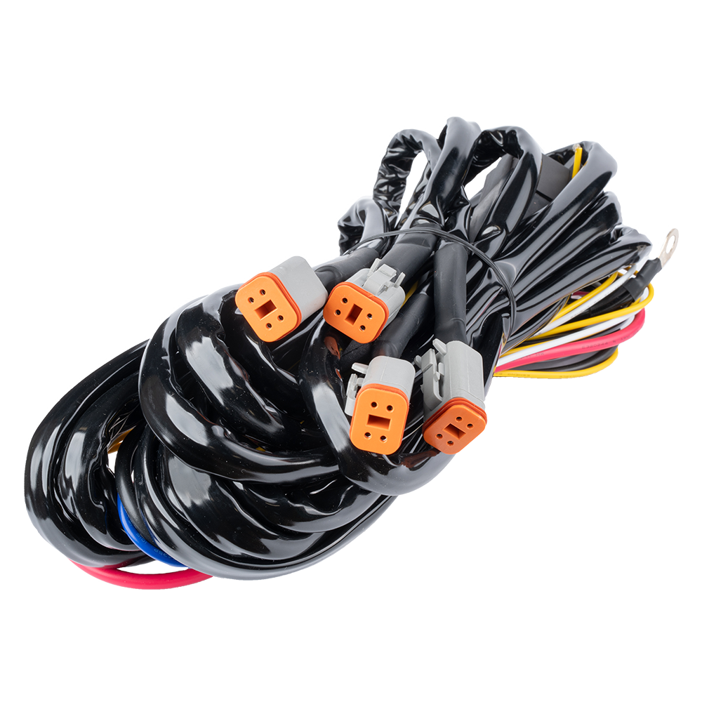 Zestaw kabli Luxtar Relay DT-4 X4 12V 80A Przekaźnik