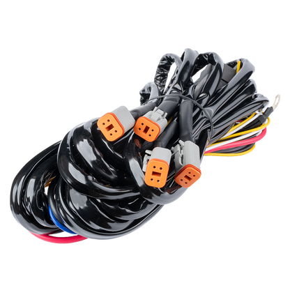 Zestaw kabli Luxtar Relay DT-4 X4 12V 80A Przekaźnik