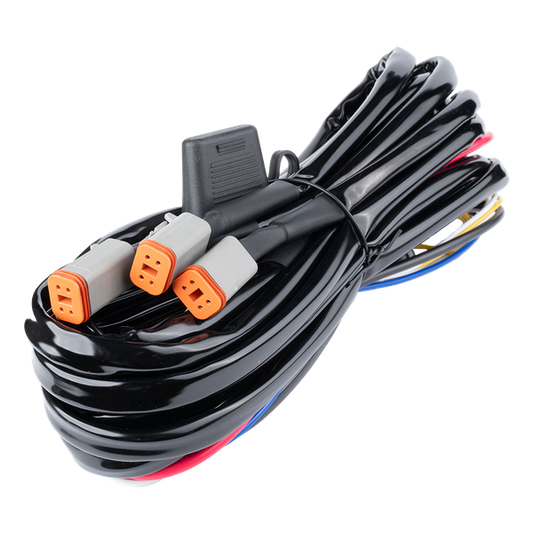 Zestaw kabli Luxtar Relay DT-4 X3 12V 80A Przekaźnik