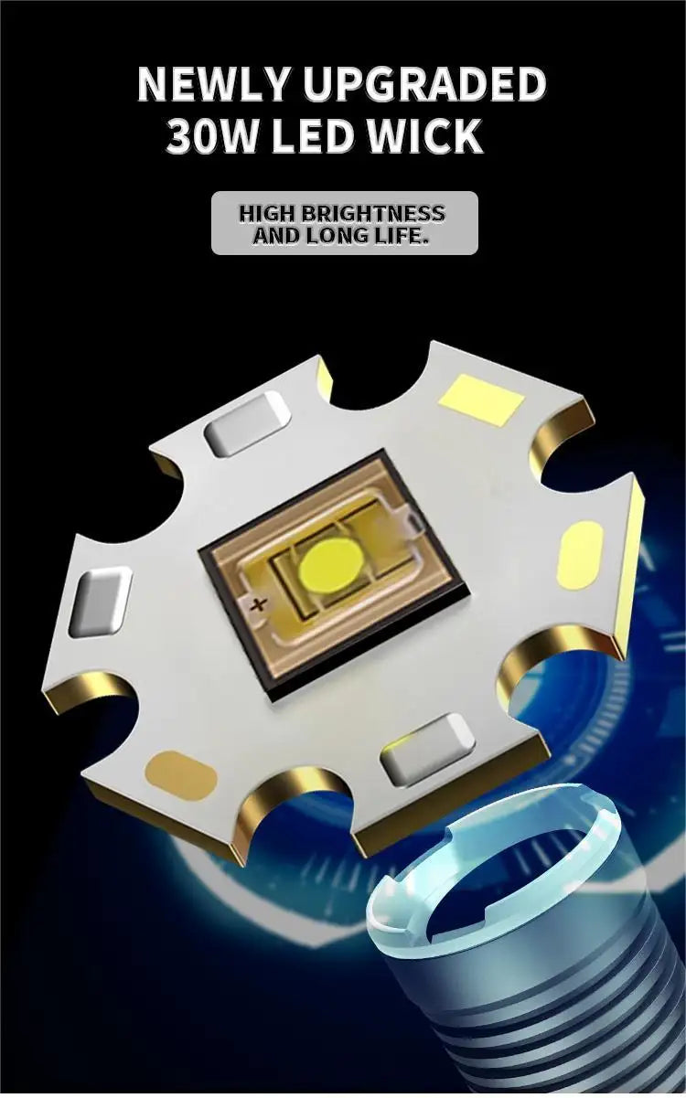 Latarka LED - HuntForce 30W
