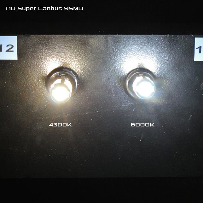 T10|W5W Super Canbus 9SMD - 6000