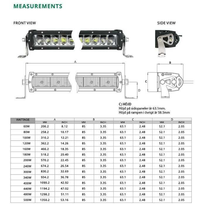 LUXTAR® Ledramp X18 | Spot <52cm> - bild 9