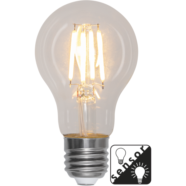 Star Trading - Lampa LED E27 A60 Sensor przezroczysta - 4,2w