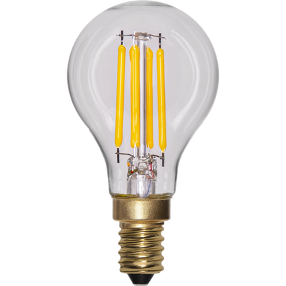 Star Trading - Żarówka LED E14 P45 Soft Glow - 4,0 W - 2100 K - Możliwość ściemniania