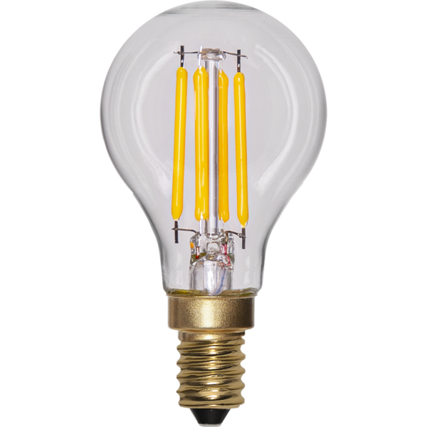 Star Trading - Żarówka LED E14 P45 Soft Glow - 4,0 W - 2100 K - Możliwość ściemniania