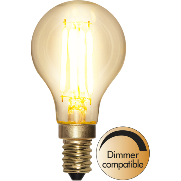 Star Trading - Żarówka LED E14 P45 Soft Glow - 4,0 W - 2100 K - Możliwość ściemniania