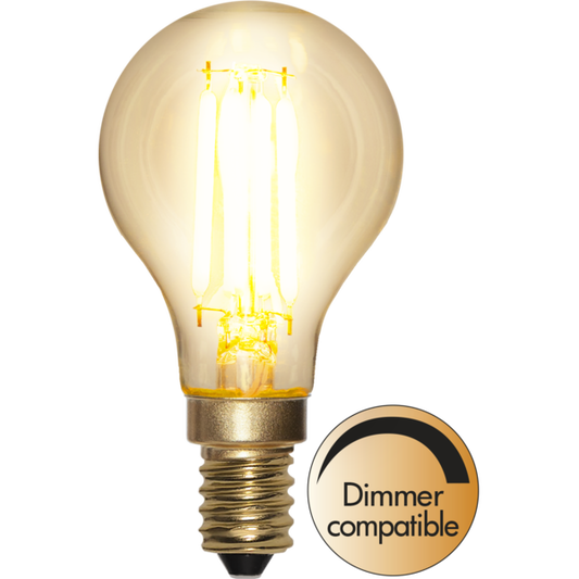 Star Trading - Żarówka LED E14 P45 Soft Glow - 4,0 W - 2100 K - Możliwość ściemniania
