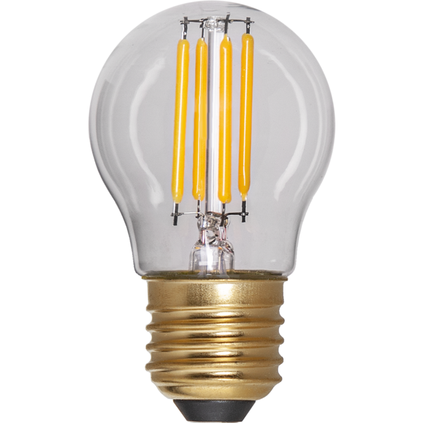 Star Trading - Żarówka LED E27 G45 Soft Glow - 4,0W - 2100K - Możliwość ściemniania