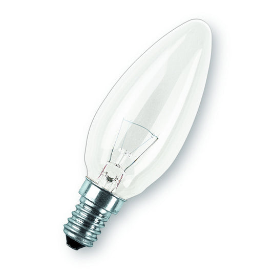 OSRAM GLÖDLAMPA KRONLJUS KLAR 11W E14