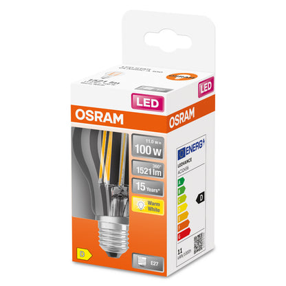 OSRAM LED-LAMPA RUND KLAR (100) BOX