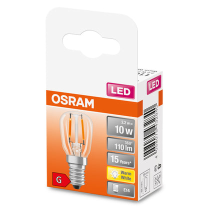 OSRAM LED-LAMPA PÄRONFORM KLAR (12) E14