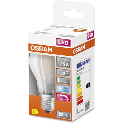 OSRAM LED-LAMPA RUND MATT (60) BOX