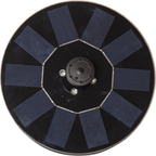 Star Trading - Oświetlenie słoneczne - Dekoracja słoneczna Fontanna - Czarny - 10cm