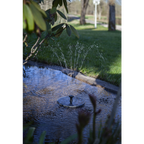 Star Trading - Oświetlenie słoneczne - Dekoracja słoneczna Fontanna - Czarny - 10cm