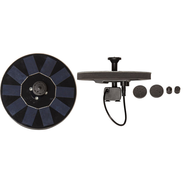 Star Trading - Oświetlenie słoneczne - Dekoracja słoneczna Fontanna - Czarny - 10cm