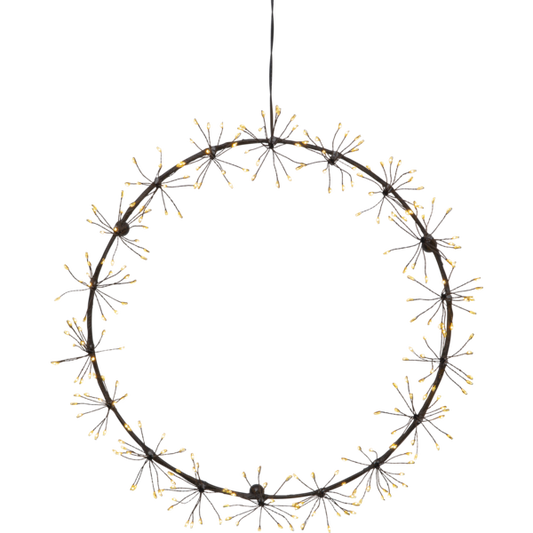 Krans Dew drop flower Svart