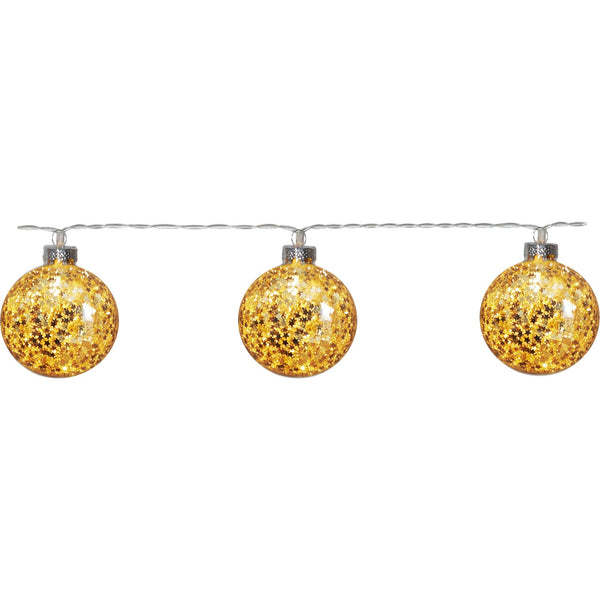 Star Trading - Łańcuch świetlny Glitter - LED - 10 źródeł światła - 130cm