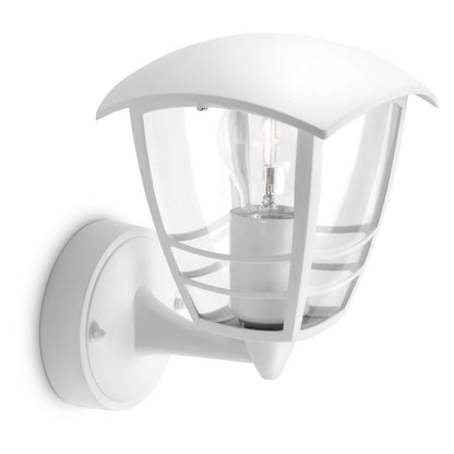 Philips - Creek Wall Lantern White 1x60W 230v UP
