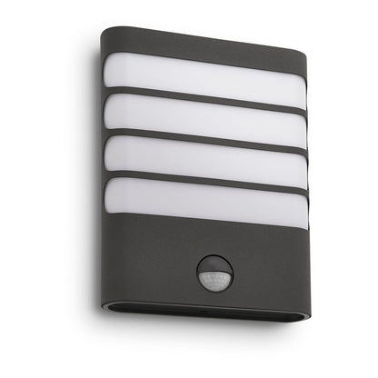 Philips - Raccoon Ir Wall Lantern Antracite 1x3W
