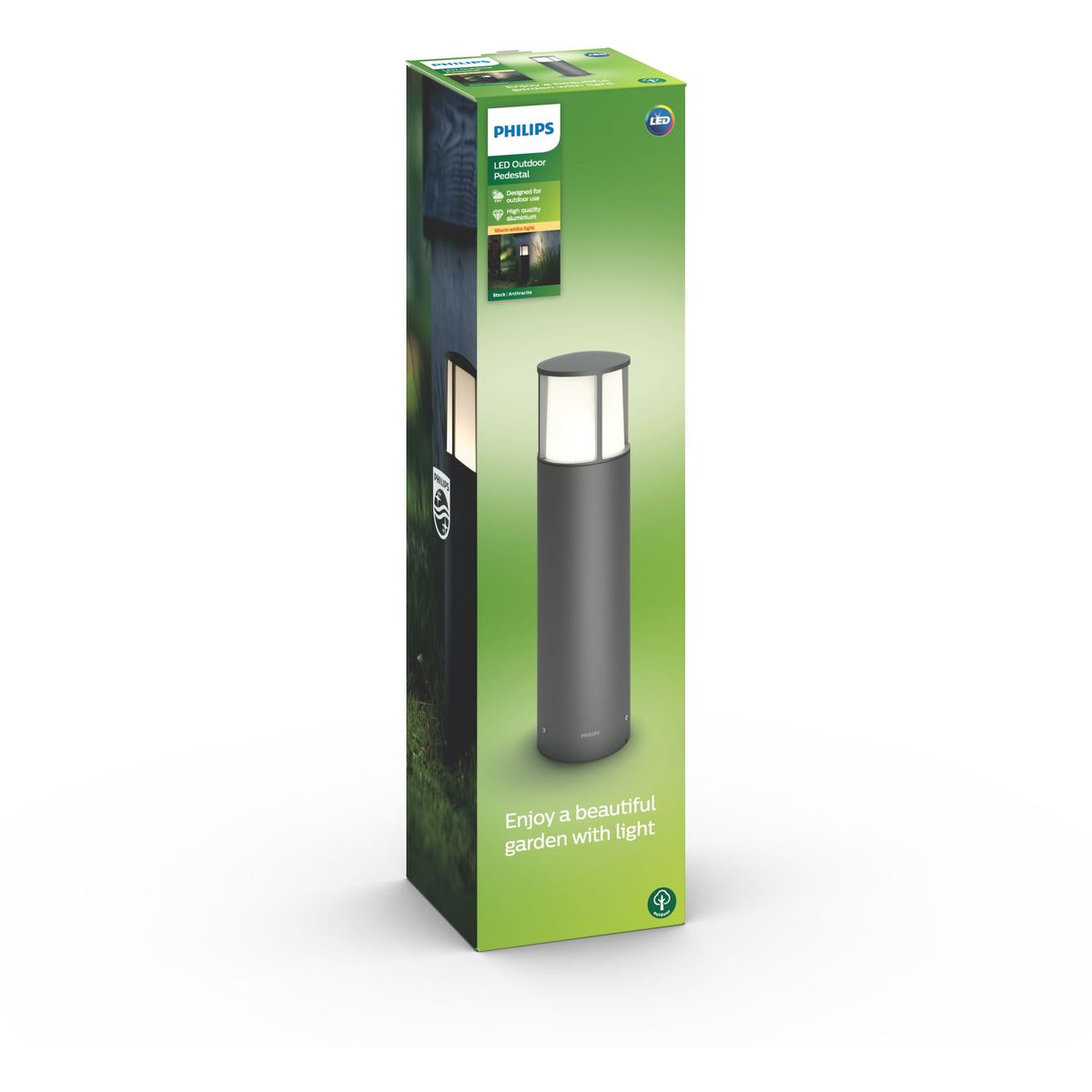 Philips - Stock Coklestal Antracite 1x6W 230V