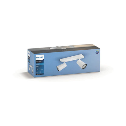 Philips - PAISLEY bar/tube white 2xNW 230V