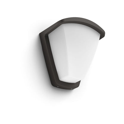 Philips - Kiskadee Wall Lantern Anthracite 1x42W