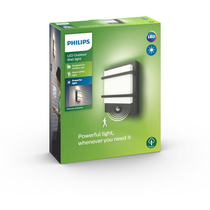 Philips - Petronia IR Wall Lantern Anthracite 1x12