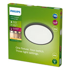 Philips - Suerslim Sufit SSW 15W 27K Czarny IP54