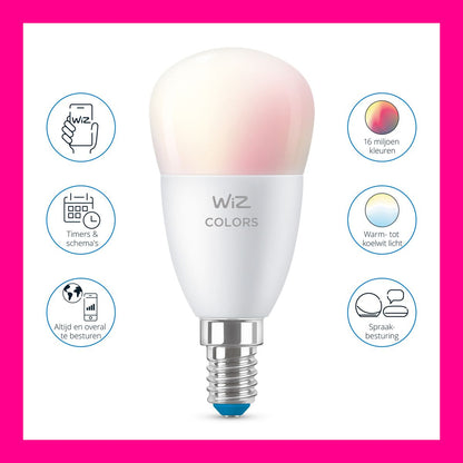 Philips-Wi-Fi Ble 40W P45 E14 922-65 RGB 1PF/6