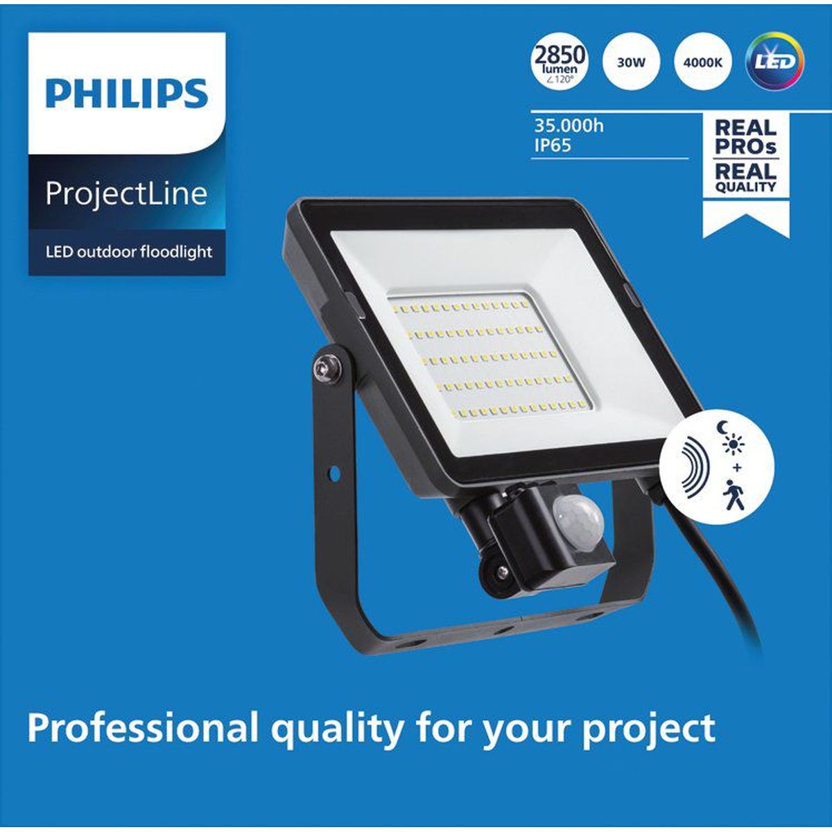 Philips - Projectline Reflight 30W 4000K czujnik
