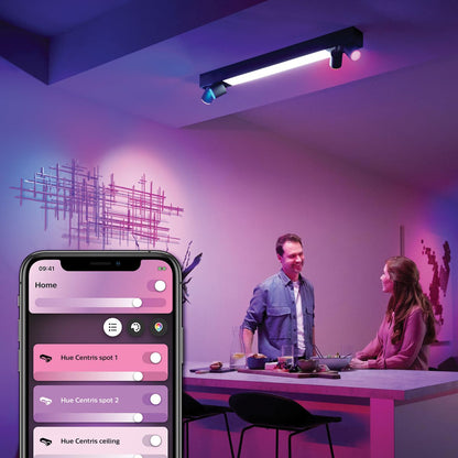 Philips - Centris Hue 4-spot black special form V2