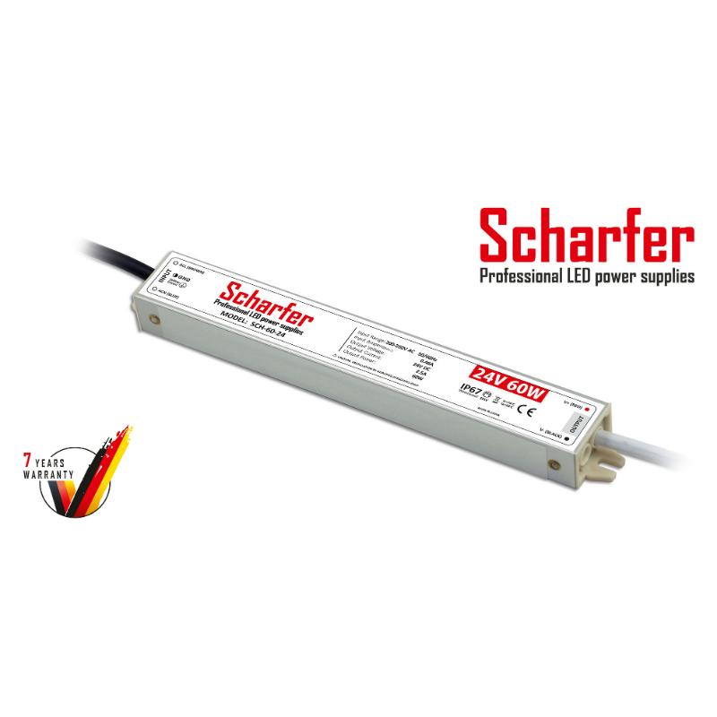 Transformator 230V AC na 24V DC 60W
