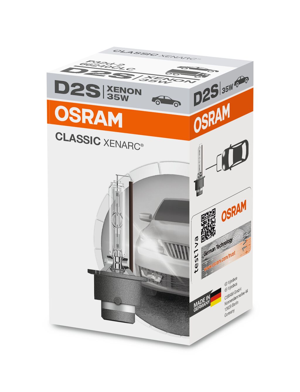 OSRAM XENARC ORIGINAL D2S - lampa naświetlająca D2S HID