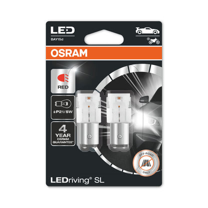 OSRAM LEDriving SL - Off-road P21-5W - czerwony