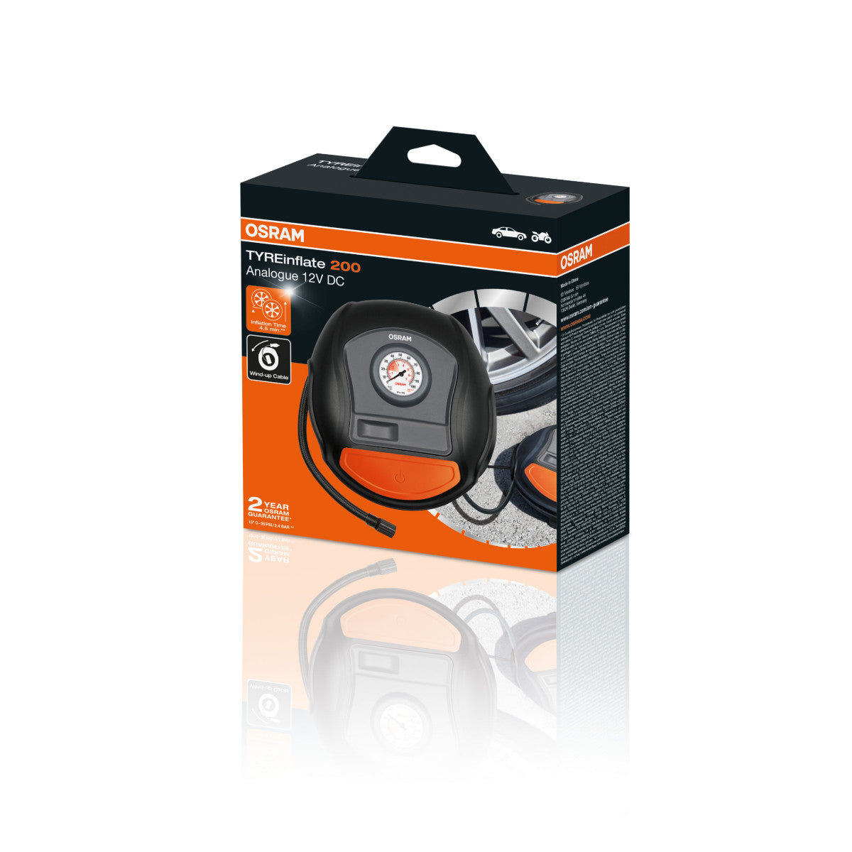 OSRAM TYRE inflate - pompka do opon 200