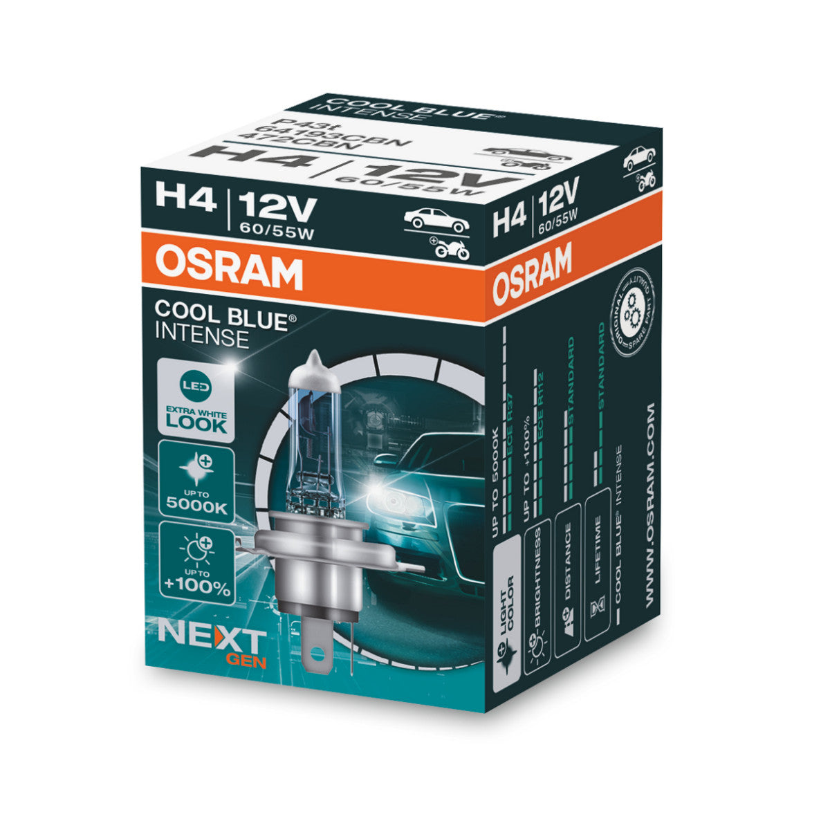 OSRAM - Reflektor halogenowy H4 - składane pudełko - 1-PACK