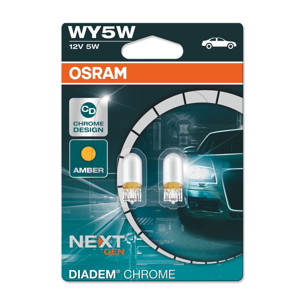 OSRAM DIADEM CHROME - WY5W Dodatkowa lampa oświetleniowa