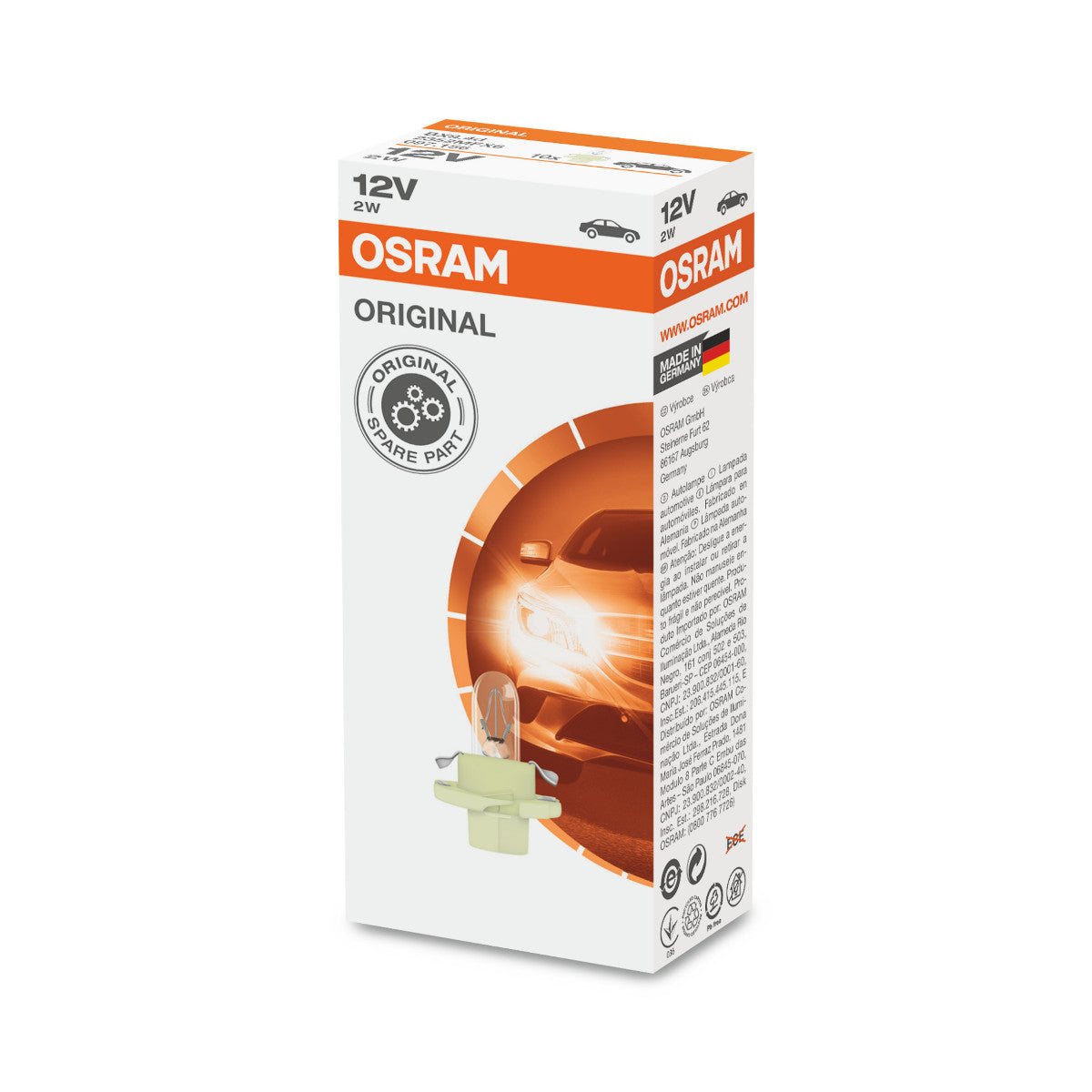 OSRAM ORIGINAL - PLASTIC MF BASE - 2W - Dodatkowa lampa oświetleniowa