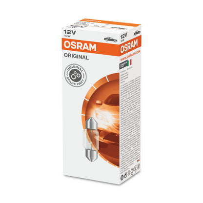 OSRAM ORIGINAL FESTOON - 10W - 12V - 31mm - Dodatkowa lampa oświetleniowa