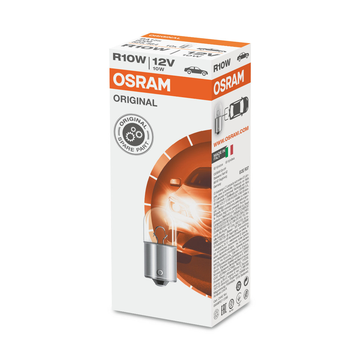 OSRAM ORIGINAL - METAL BASE - R10W - 12V